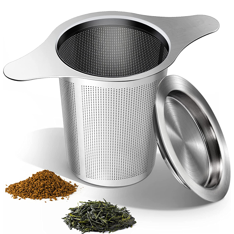 Loose Leaf Tea Infuser - 1-teiliger Tee-Ei-Korb aus Edelstahl, Teesieb, Teefilter