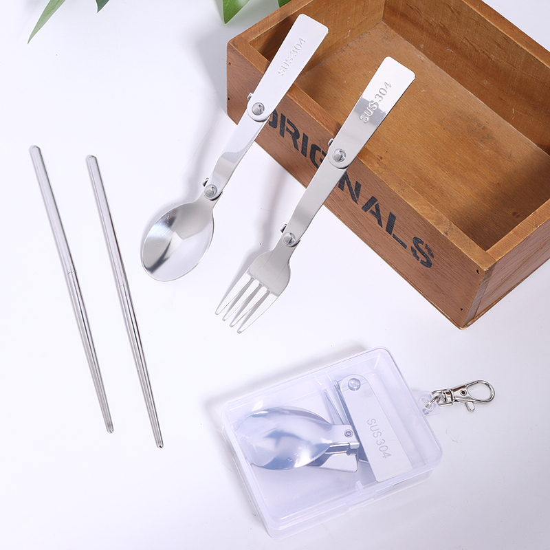 Neue 1Pc/3Pcs Tragbare Outdoor – Bamboo Cutlery Travel Bewertung und Preis