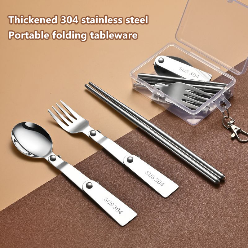 Neue 1Pc/3Pcs Tragbare Outdoor – Bamboo Cutlery Travel Bewertung und Preis