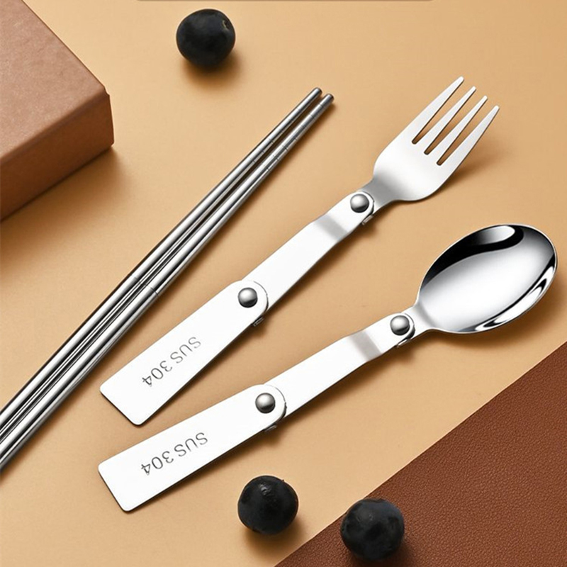 Neue 1Pc/3Pcs Tragbare Outdoor – Bamboo Cutlery Travel Bewertung und Preis