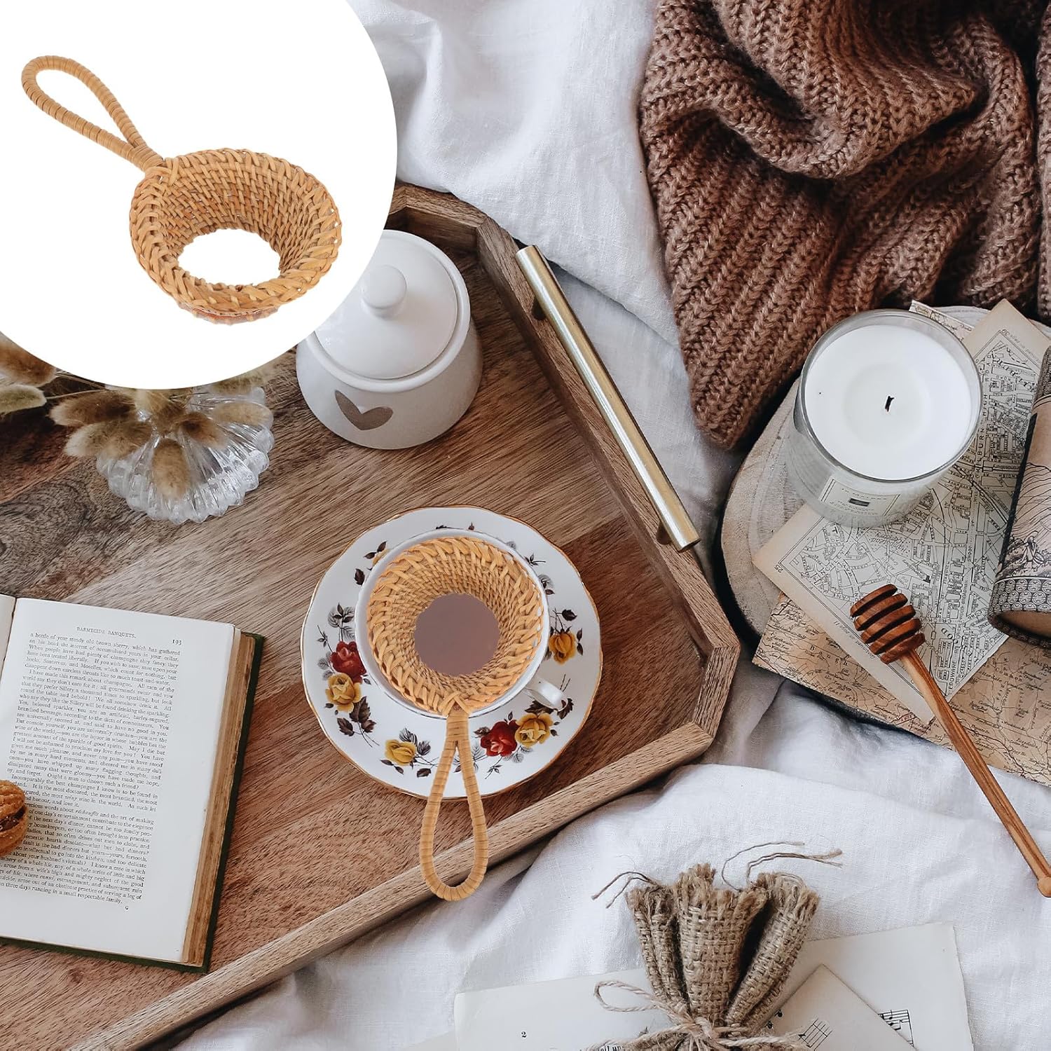 Rattan-Teesieb, handgefertigte – Loose Leaf Tea Infuser Bewertung und Preis