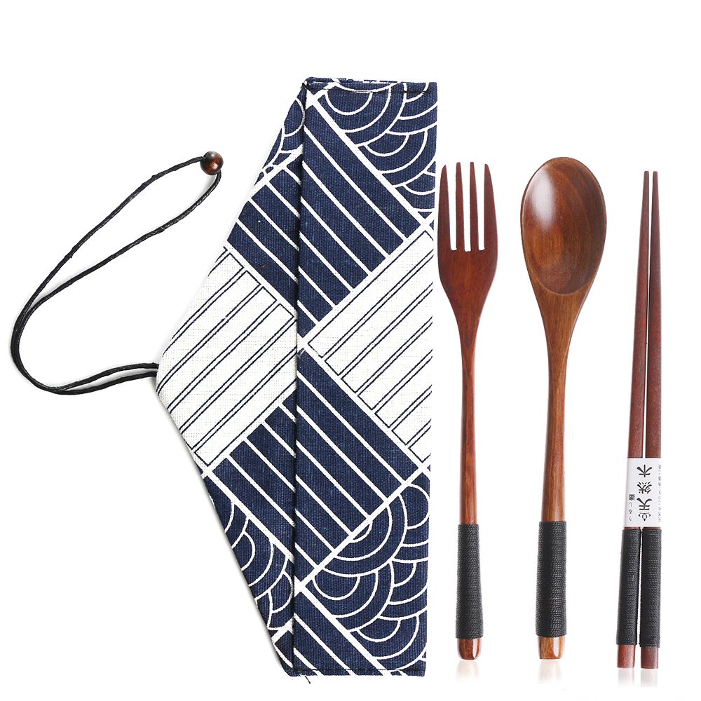 Besteck im japanischen Stil tr – Bamboo Cutlery Travel Bewertung und Preis
