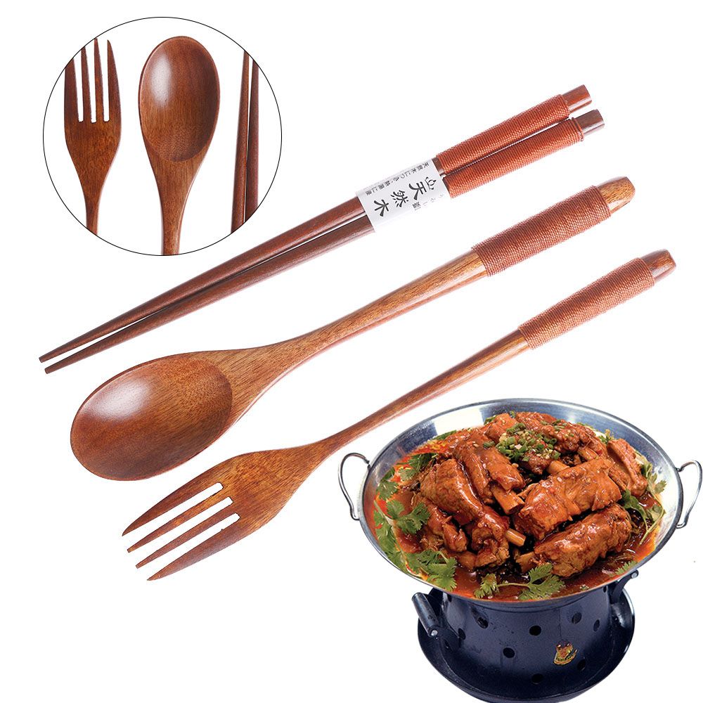 Besteck im japanischen Stil tr – Bamboo Cutlery Travel Bewertung und Preis