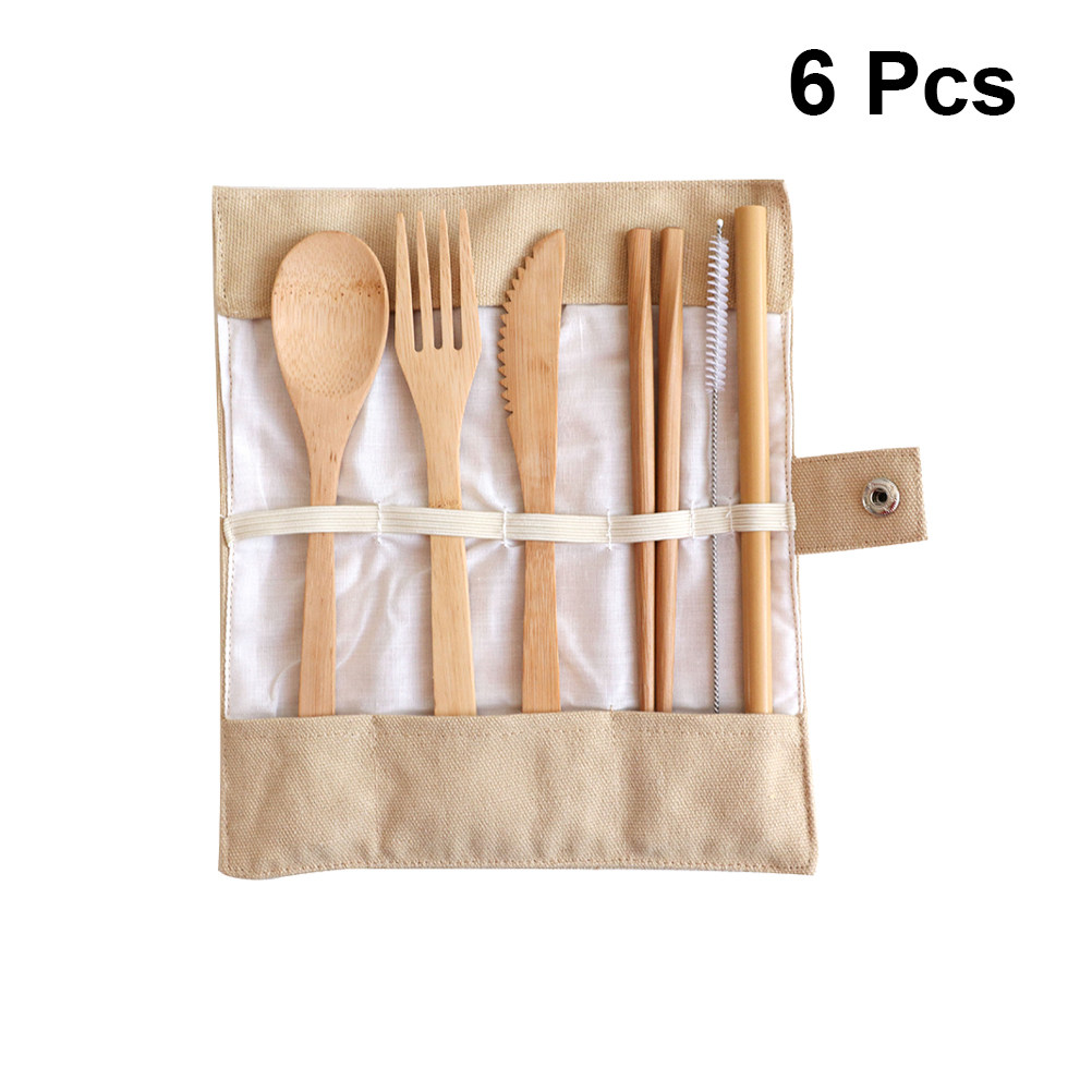 6-teiliges Bambus-Besteckset N – Bamboo Cutlery Travel Bewertung und Preis